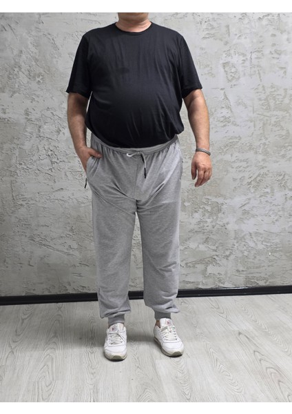 2310-BATTAL Beden Kemer Paça Ribana Eşofman