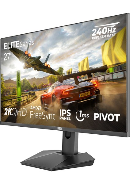 ELITESeries E270QHD240 1ms QHD 240hz 2560x1440 27" FreeSync IPS Pivot Oyuncu Monitörü fiyatları