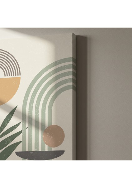 Soyut Geometrik ve Botanik Desenler Tablosu indirimleri