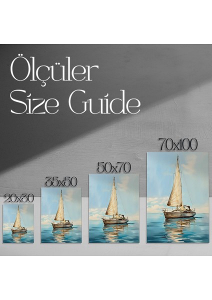Yaz Günü Yelkenlisi Tablosu modelleri