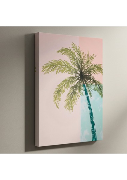 Palm Ağacı Soyut Sanat Tablosu