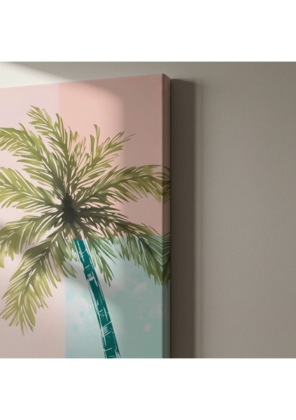 Palm Ağacı Soyut Sanat Tablosu indirimleri