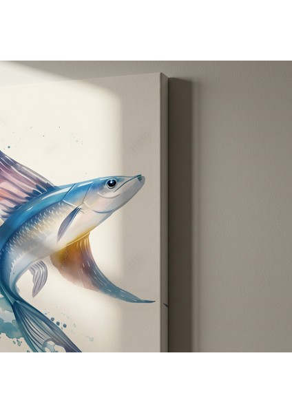 Uçan Balık Soyut Sanat Tablosu indirimleri