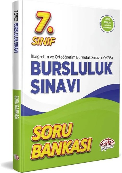 Editör 2026 7. Sınıf Bursluluk Sınavı Soru Bankası