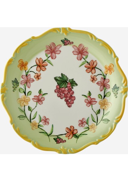 Il Sogno Yeşil Stoneware Kahvaltı Tabağı 21 cm