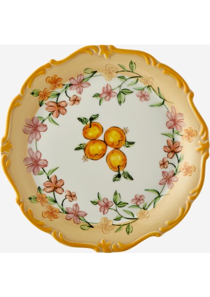 Il Sogno Turuncu Stoneware Kahvaltı Tabağı 21,5 cm