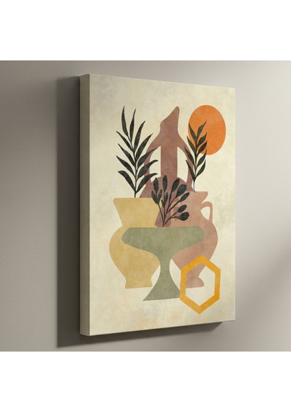 Soyut Botanik Vazolar Tablosu