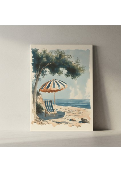 Sahildeki Şezlong Tablosu fiyatları