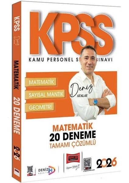Yargı 2026 Kpss Matematik 20 Deneme Çözümlü