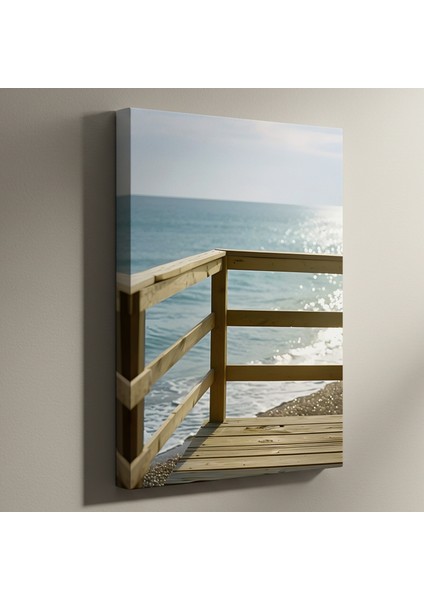 Deniz Manzaralı Minimalist Tablo