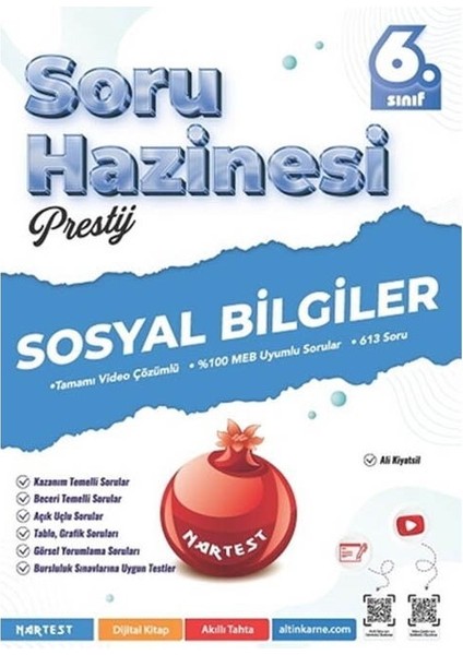 Nartest 2026 6. Sınıf Sosyal Bilgiler Prestij Soru Hazinesi Yeni Müfredat