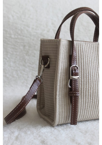 Karrem Hasır Kemer Detaylı Çapraz Çanta Taba indirimleri