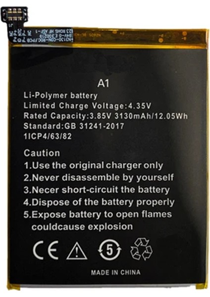 Via A1 Plus Uyumlu Casper NT-92803 3200 Mah Batarya