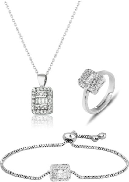 925 Gümüş Kadın Set