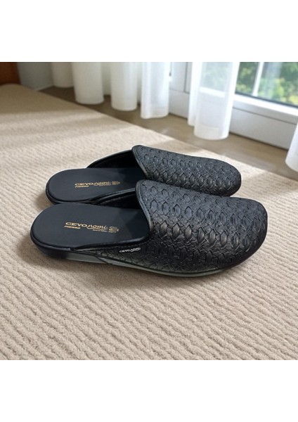 Ortapedik Rahat ve Hafif Deri Ev Terliği modelleri