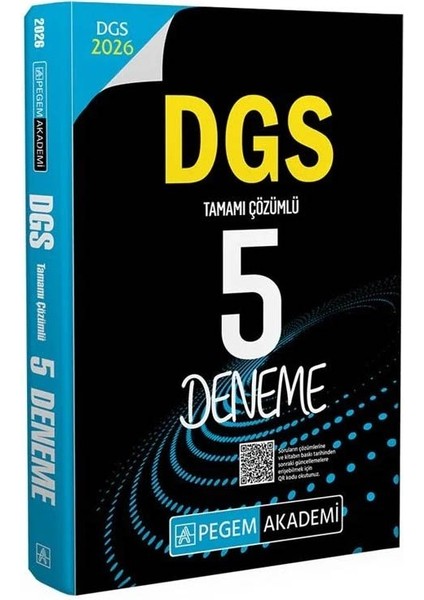 Pegem 2026 Dgs 5 Deneme Çözümlü