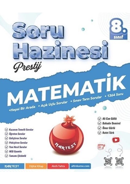 Nartest 2026 8. Sınıf Matematik Prestij Soru Hazinesi