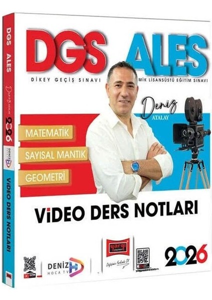 Yargı 2026 Dgs Ales Matematik Sayısal Mantık Geometri Video Ders Notları