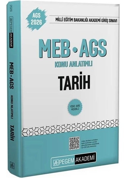 Pegem 2026 Meb-Ags Tarih Konu Anlatımlı