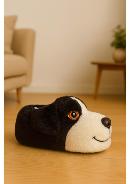Unisex Yetişkin Köpek Figürlü Peluş Panduf Ev Pandufu Ev Botu fiyatları