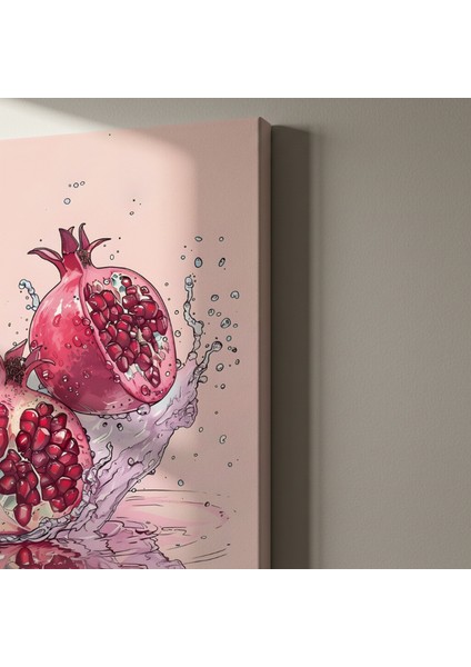 Nar Su Sıçraması Soyut Tablosu indirimleri