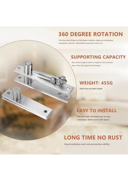 Paslanmaz Çelik Pivot Kapı Menteşesi Ahşap Kapılar Için Ağır Hizmet Pivot Menteşesi Mil Paslanmaz Çelik Kapı Pivot Menteşe Sistemi (Yurt Dışından) fırsatları