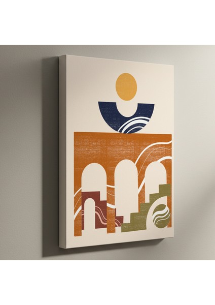 Soyut Geometrik Sanat Tablosu