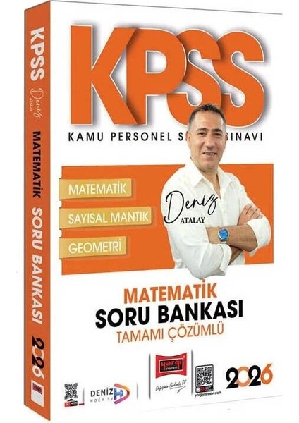 Yargı 2026 Kpss Matematik Soru Bankası Çözümlü - Deniz Atalay