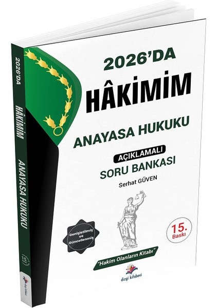 Dizgikitap 2026 Hakimlik Hakimim Anayasa Hukuku Soru Bankası