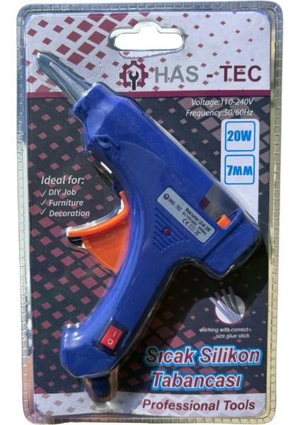 Mini Elektrikli 20W Silikon Tabancası | 7 mm Silikon Genişliği, Hızlı Isınma, Ergonomik indirimleri