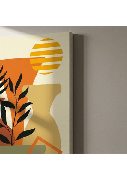 Soyut Botanik Vazo Tablosu indirimleri