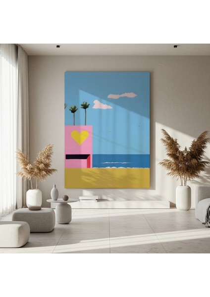 Yaz Günbatımı Plaj Evi Tablosu fırsatları