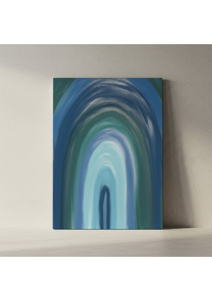 Soyut Mavi Tonları Tablosu fiyatları