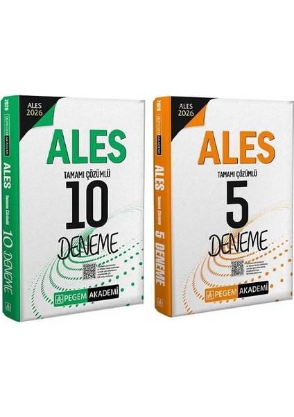 Pegem 2026 Ales 10+5 Deneme 2 Li Set