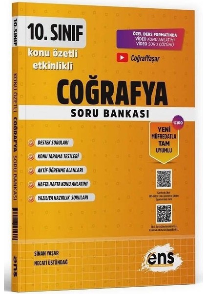Ens 2026 10. Sınıf Coğrafya Etkinlikli Soru Bankası