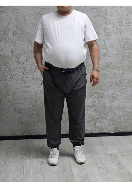 2310-BATTAL Beden Kemer Paça Ribana Eşofman