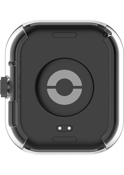 Xiaomi Redmi Watch 4 Uyum Yumuşak Silikon 360 Tam Koruma Sağlayan Kasa ve Ekran Koruyucu Kılıf Kapak