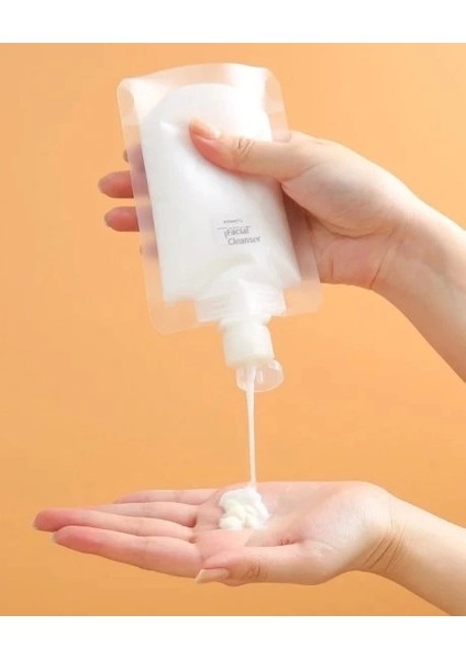 3 Adet 100ML Krem Şampuan Kabı Tekrar Kullanılabilir Set fiyatları