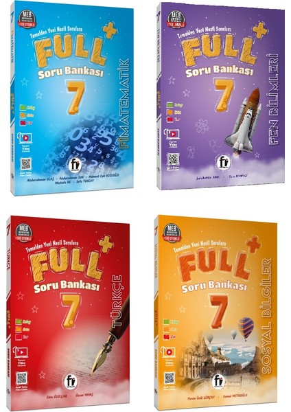 Fi Yayınları 7. Sınıf Full Soru Bankası Seti Tüm Dersler