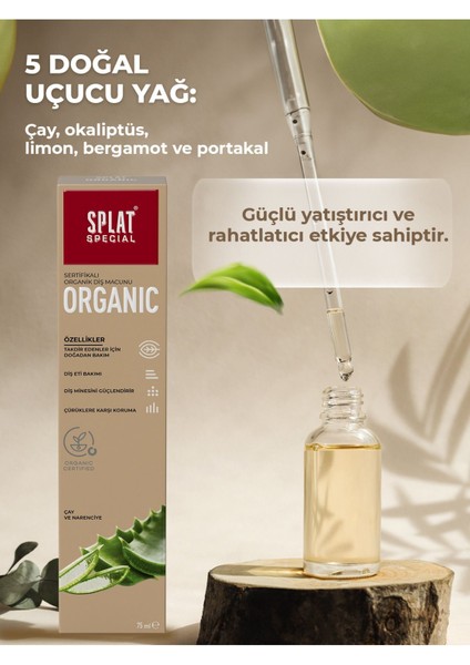 Special Diş Macunu Organic Aloe Vera 75 ml |diş Eti Onarımı modelleri