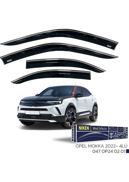 Opel Mokka Kromlu Cam Rüzgarlığı Niken 2022+ Sonrası Uyumlu