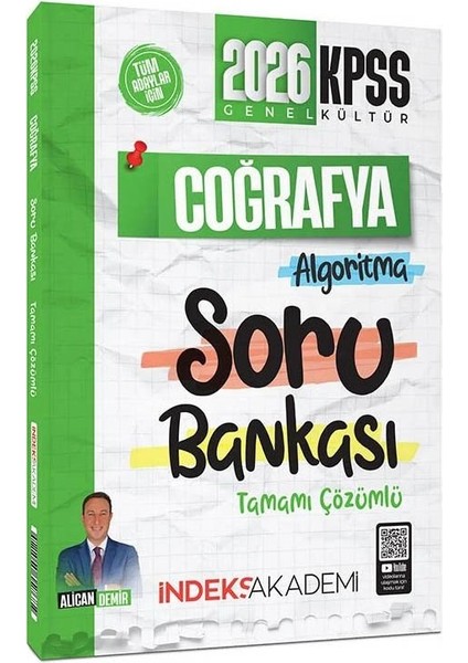 Indeks 2026 Kpss Coğrafya Algoritma Soru Bankası Çözümlü