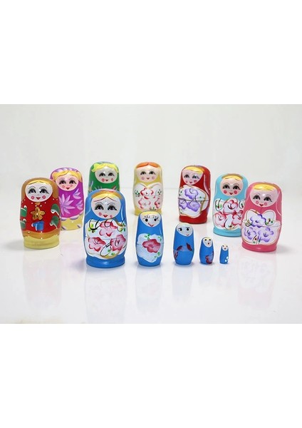 5'li Ahşap Matruşka