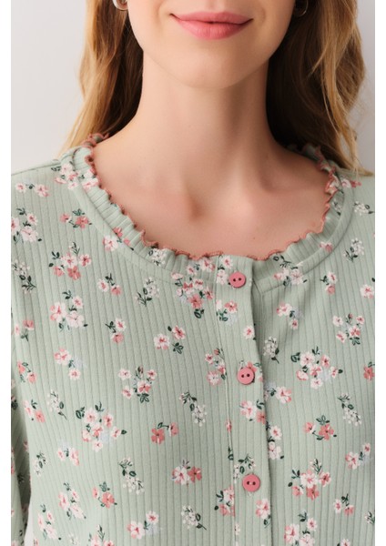 Lia Gömlek Yaka Pijama Takımı modelleri