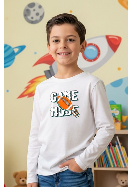 Erkek Çocuk Bisiklet Yaka Baskı Detaylı 3'lü Basic Sweatshirt fiyatları