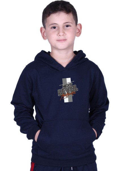 3'lü Erkek Çocuk Baskılı Cepli Kapüşonlu Sweatshirt fiyatları