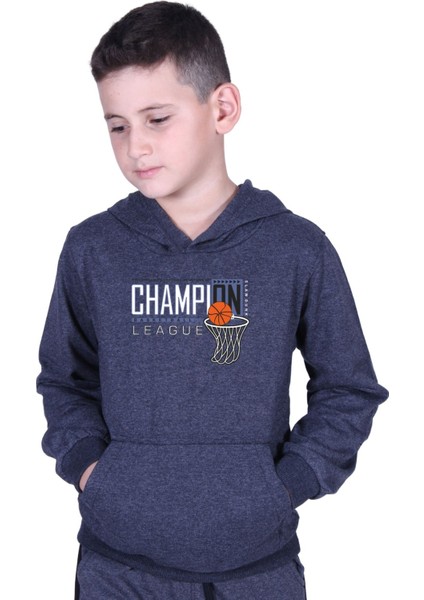 3'lü Erkek Çocuk Baskılı Cepli Kapüşonlu Sweatshirt fırsatları