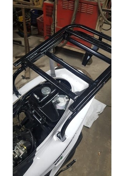 Rks Newlight 125 Kızaklı Kurye Çanta Demiri Ergoline Sürgülü Pizzacı Paket Demiri Arasmoto modelleri