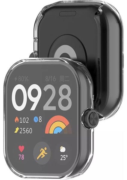 Xiaomi Redmi Watch 5 Uyum Yumuşak Silikon 360 Tam Koruma Sağlayan Kasa ve Ekran Koruyucu Kılıf Kapak modelleri