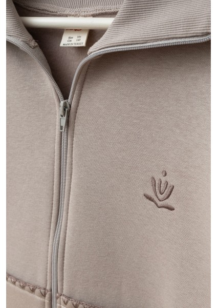 Cepleri Dikişli Fermuarlı Kız Çocuk Alt Üst Eşofman Takımı modelleri